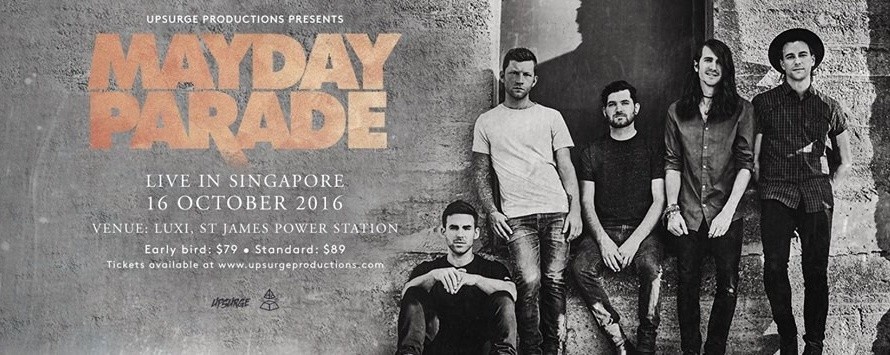 Mayday Parade Live in Singapore
